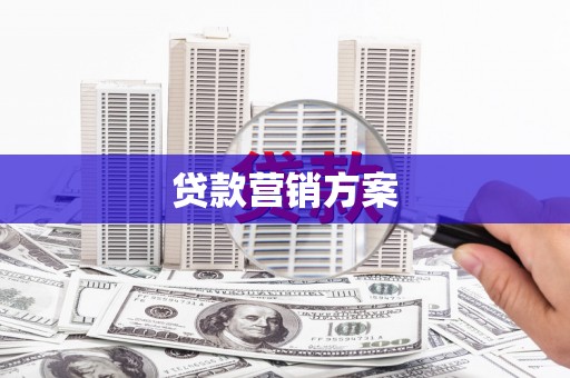 鱼峰贷款营销方案