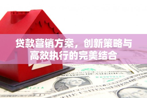 鱼峰贷款营销方案，创新策略与高效执行的完美结合