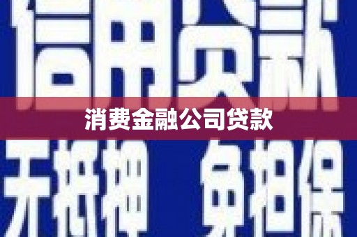 鱼峰消费金融公司贷款