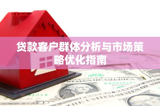 鱼峰贷款客户群体分析与市场策略优化指南