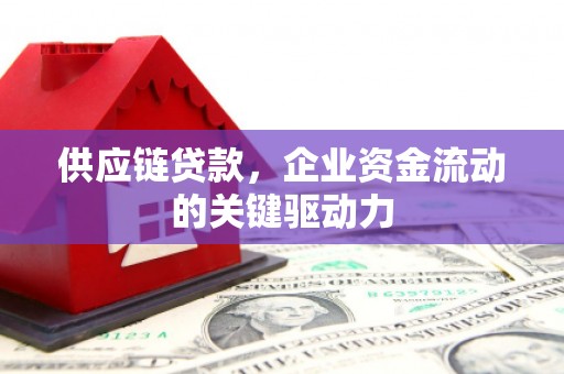 鱼峰供应链贷款，企业资金流动的关键驱动力