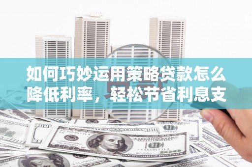 鱼峰如何巧妙运用策略贷款怎么降低利率，轻松节省利息支出