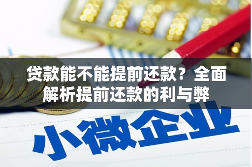 鱼峰贷款能不能提前还款？全面解析提前还款的利与弊