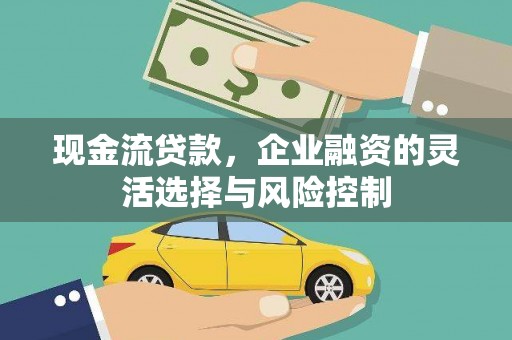 鱼峰现金流贷款，企业融资的灵活选择与风险控制