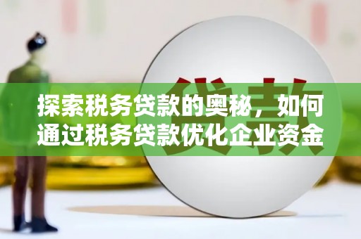 鱼峰探索税务贷款的奥秘，如何通过税务贷款优化企业资金流