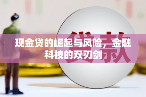 鱼峰现金贷的崛起与风险，金融科技的双刃剑