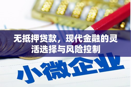 鱼峰无抵押贷款，现代金融的灵活选择与风险控制