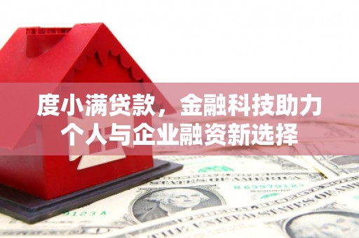 鱼峰度小满贷款，金融科技助力个人与企业融资新选择
