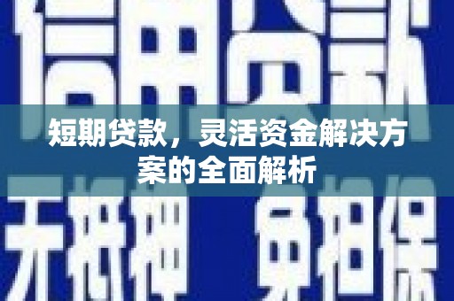 鱼峰短期贷款，灵活资金解决方案的全面解析