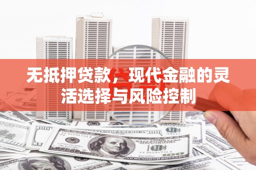 鱼峰无抵押贷款，现代金融的灵活选择与风险控制