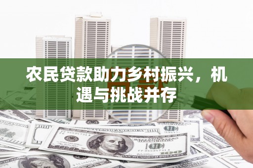 鱼峰农民贷款助力乡村振兴，机遇与挑战并存