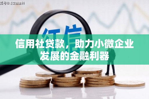 鱼峰信用社贷款，助力小微企业发展的金融利器