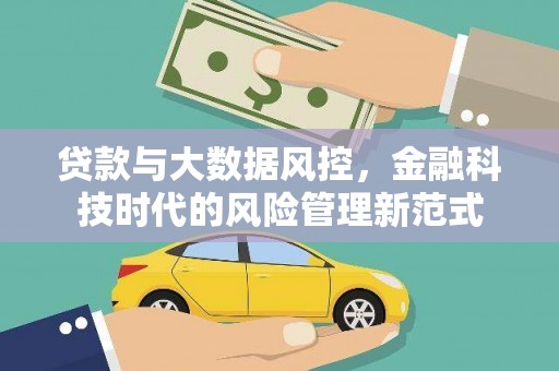 鱼峰贷款与大数据风控，金融科技时代的风险管理新范式