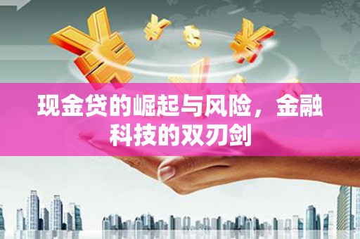 鱼峰现金贷的崛起与风险，金融科技的双刃剑
