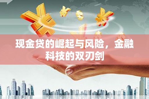 鱼峰现金贷的崛起与风险，金融科技的双刃剑