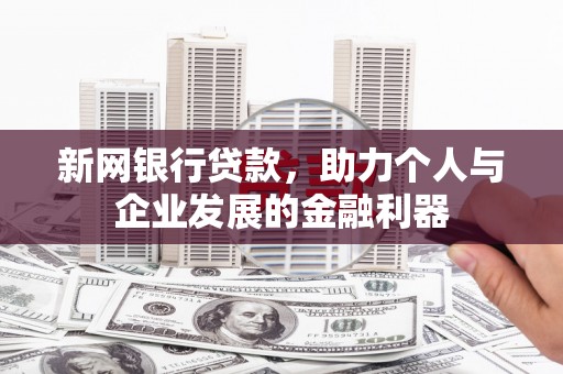 鱼峰新网银行贷款，助力个人与企业发展的金融利器