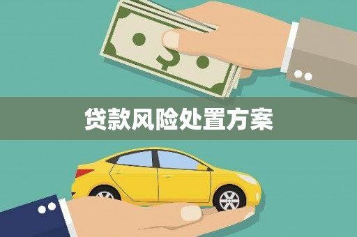鱼峰贷款风险处置方案