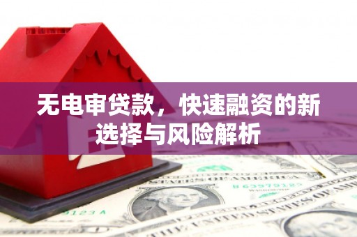 鱼峰无电审贷款，快速融资的新选择与风险解析