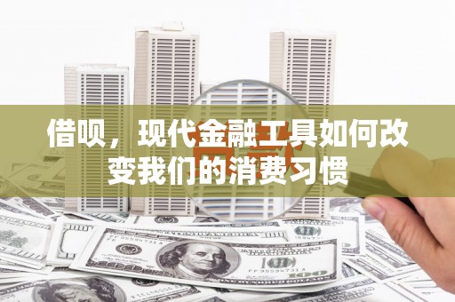 鱼峰借呗，现代金融工具如何改变我们的消费习惯