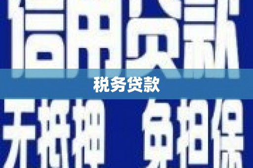 鱼峰税务贷款