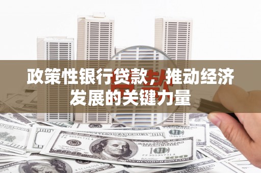 鱼峰政策性银行贷款，推动经济发展的关键力量