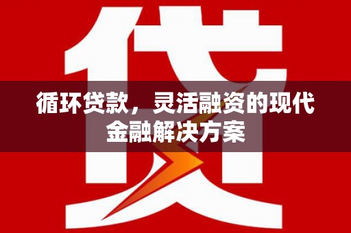 鱼峰循环贷款，灵活融资的现代金融解决方案