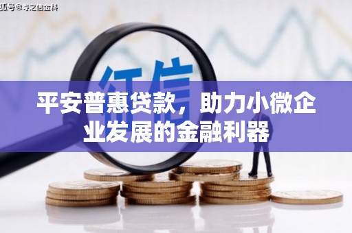 鱼峰平安普惠贷款，助力小微企业发展的金融利器