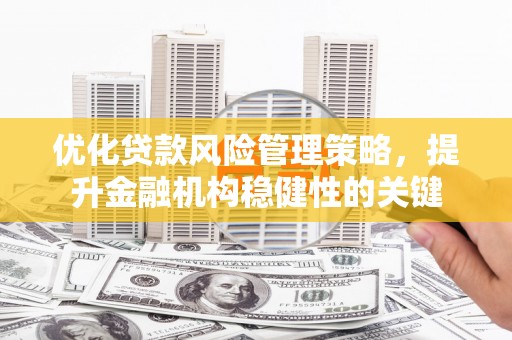 鱼峰优化贷款风险管理策略，提升金融机构稳健性的关键