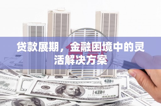 鱼峰贷款展期，金融困境中的灵活解决方案