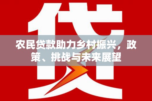 鱼峰农民贷款助力乡村振兴，政策、挑战与未来展望