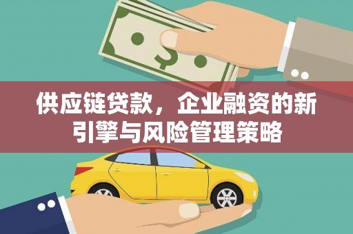 鱼峰供应链贷款，企业融资的新引擎与风险管理策略