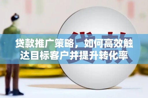 鱼峰贷款推广策略，如何高效触达目标客户并提升转化率