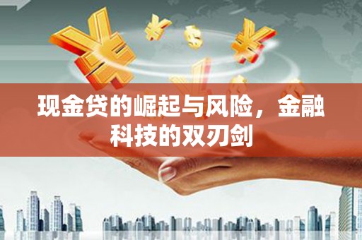 鱼峰现金贷的崛起与风险，金融科技的双刃剑