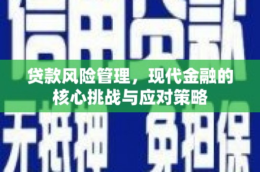 鱼峰贷款风险管理，现代金融的核心挑战与应对策略