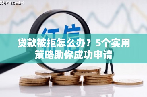 鱼峰贷款被拒怎么办？5个实用策略助你成功申请
